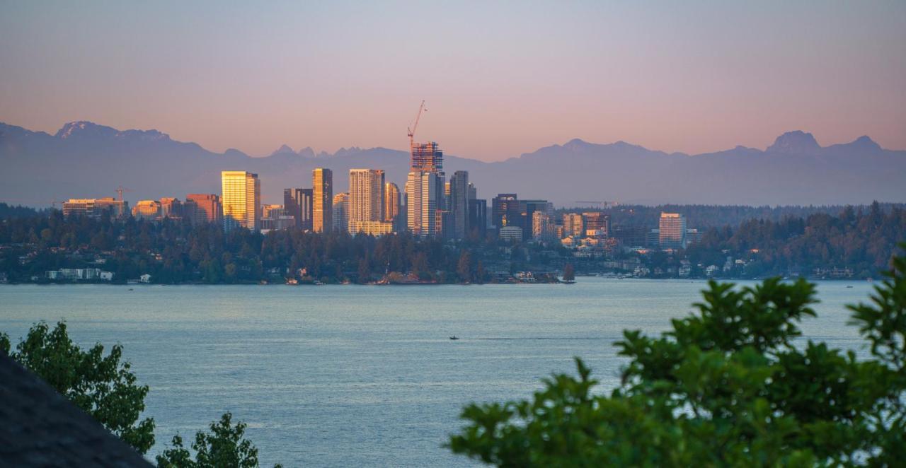 Sunrise On Lake Washington Villa Seattle Luaran gambar