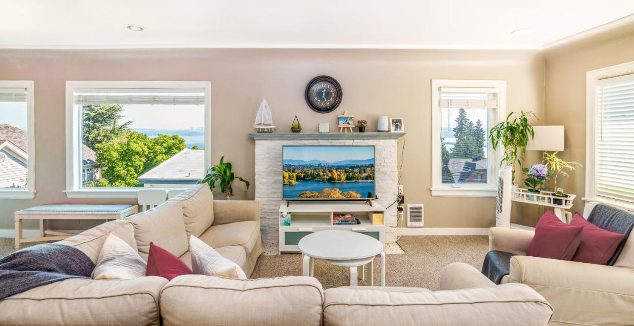 Sunrise On Lake Washington Villa Seattle Luaran gambar