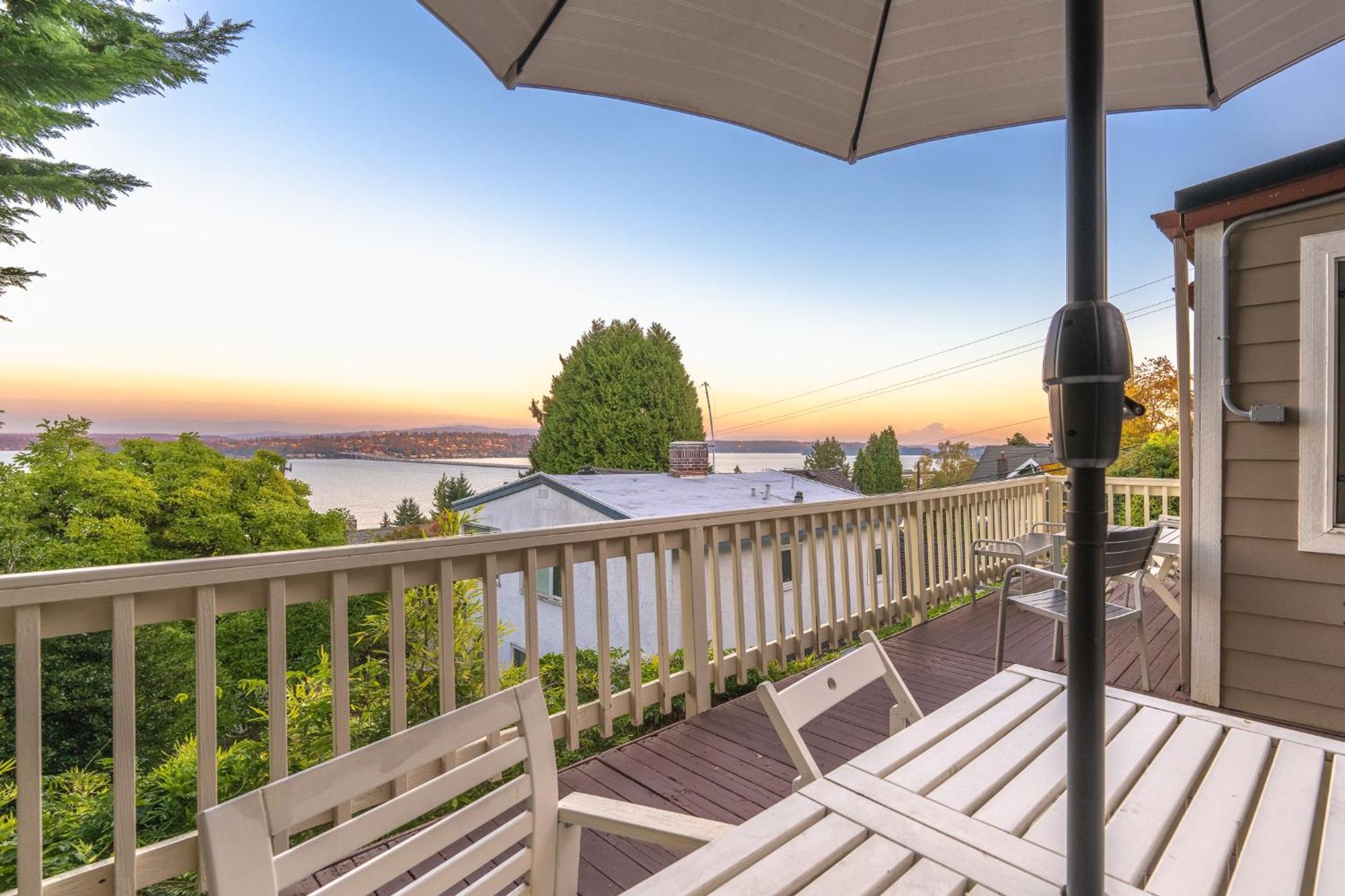 Sunrise On Lake Washington Villa Seattle Luaran gambar