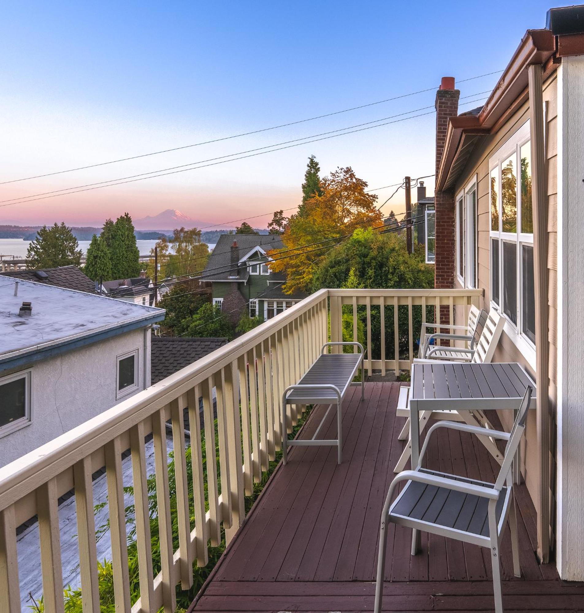 Sunrise On Lake Washington Villa Seattle Luaran gambar